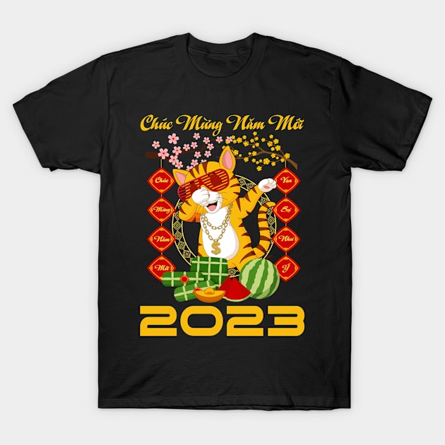 Chuc Mung Nam Moi Happy Vietnamese Traditional New Year 2023 T-Shirt by MooneyEscobarnnzhb